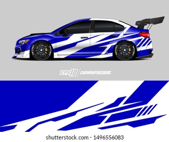 Car Wrap Graphic Abstract Racing Strip Stock Vector (Royalty Free ...