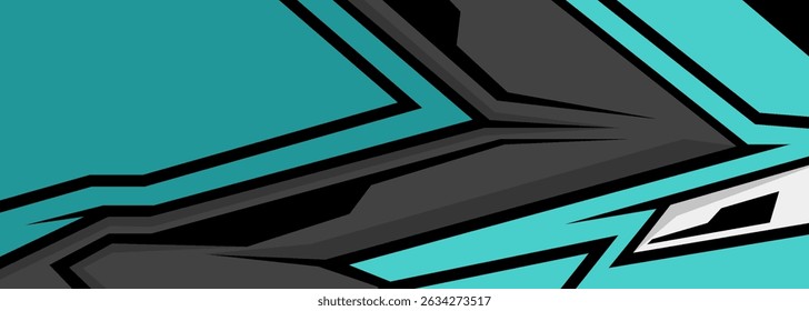 Car wrap graphic. Abstract racing strip and background for racing livery or daily use car vinyl sticker.