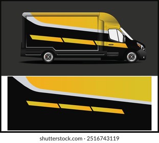 Car wrap graphic Desing Pribed Card Vector      