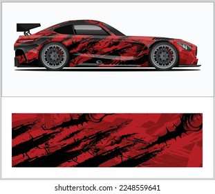 Vector de diseño de lirio gráfico de ajuste de coches