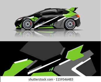 Car wrap graphic racing abstract strip and background for car wrap and vinyl sticker