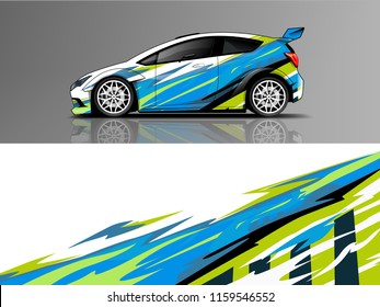 Car Wrap Graphic Racing Abstract Strip Stock Vector (Royalty Free ...
