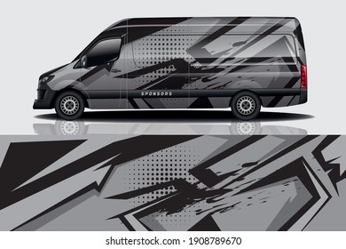 Car wrap graphic racing abstract background for wrap and vinyl sticker