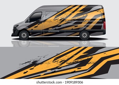 Ajuste de coches fondo abstracto de carreras gráficas para envolver y pegatinas de vinilo
