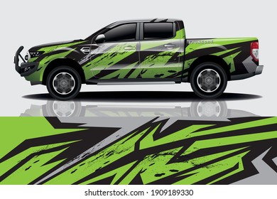 Car wrap graphic racing abstract background for wrap and vinyl sticker