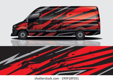 Car wrap graphic racing abstract background for wrap and vinyl sticker