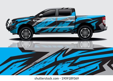 Car wrap graphic racing abstract background for wrap and vinyl sticker