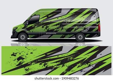 Car wrap graphic racing abstract background for wrap and vinyl sticker