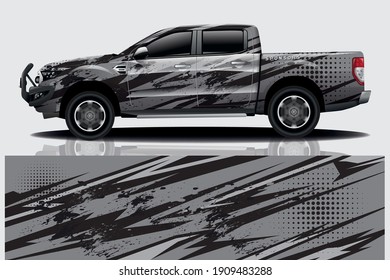 Car wrap graphic racing abstract background for wrap and vinyl sticker