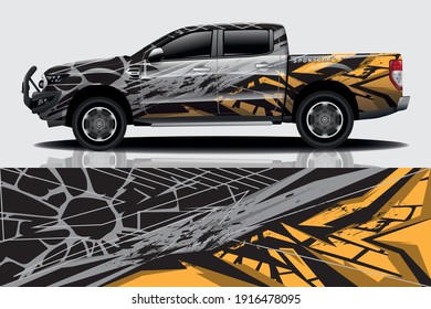 Car wrap graphic racing abstract background for wrap and vinyl sticker