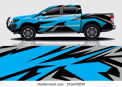 Car wrap graphic racing abstract background for wrap and vinyl sticker