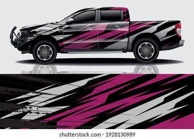 Car wrap graphic racing abstract background for wrap and vinyl sticker