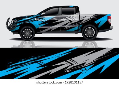 Car wrap graphic racing abstract background for wrap and vinyl sticker