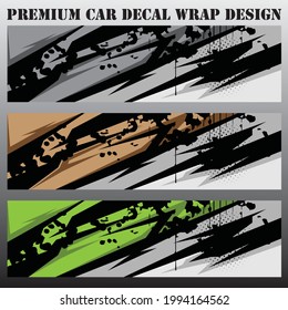 Car wrap graphic racing abstract background for wrap and vinyl sticker