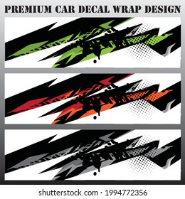 Car wrap graphic racing abstract background for wrap and vinyl sticker