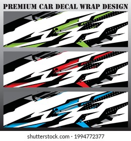 Car wrap graphic racing abstract background for wrap and vinyl sticker
