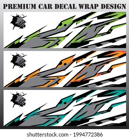 Car wrap graphic racing abstract background for wrap and vinyl sticker