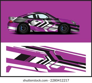 Car wrap graphic racing abstract background for your vehicle design