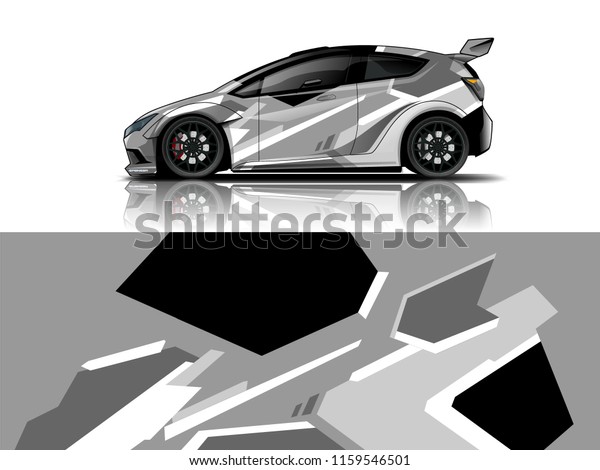 Car wrap graphic racing abstract strip and
background for car wrap and vinyl
sticker