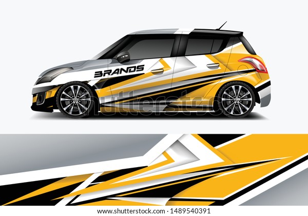 Car wrap graphic racing abstract\
strip and background for car wrap and vinyl sticker\
dekal