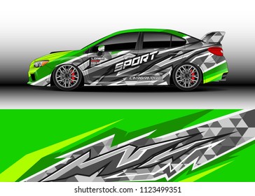 Car wrap graphic racing background for wrap and vinyl sticker