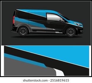 carro envoltório gráficos Vetor van Desing