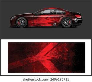 Car wrap graphics for vehicle wrap and vinyl sticker design