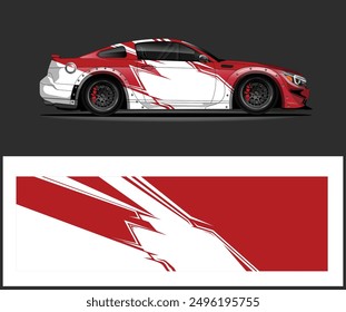 Car wrap graphics for vehicle wrap and vinyl sticker design