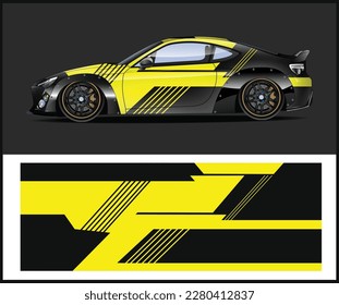 car wrap and livery design for full vector wrap