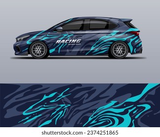 car wrap livery design. printable file vector eps 10