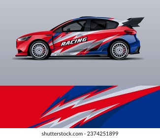 diseño de livery de envoltura de coches. vectores de archivos imprimibles eps 10