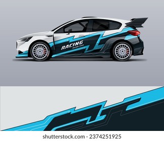 car wrap livery design. printable file vector eps 10