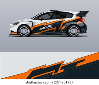 car wrap livery design. printable file vector eps 10
