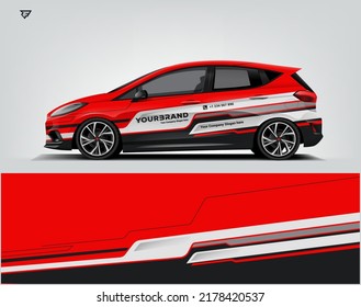 Car Wrap Livery Design for your branding company and advertising. Printable file eps 10 .