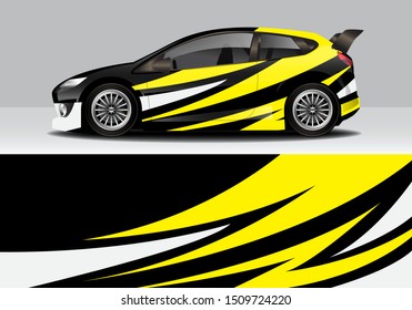car wrap modern abstract vector design sticker background. eps10