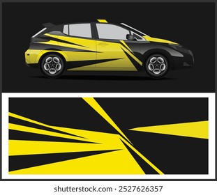 car wrap diseño de Vector en línea Gráficos 