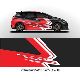 Vector de diseño de carreras de ajuste de coches. Diseños gráficos de fondo para vehículos .