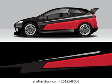 car wrap racing abstract modern vector design sticker. eps10