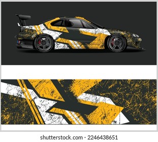 Car wrap and racing design 