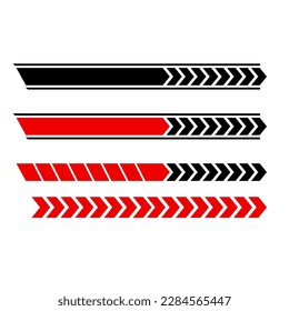 car wrap simple decal sticker design vector