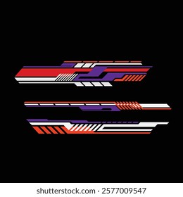 car wrap sticker background vector design

