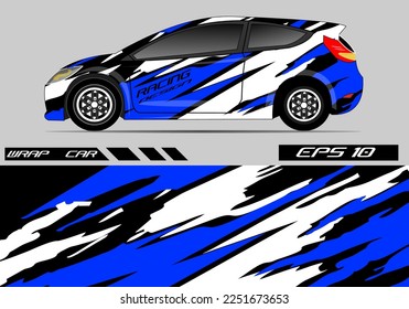 Diseño de pegatinas de envoltura de coches. Carreras abstractas y antecedentes deportivos para el uso diario de la liviana de carreras o de la pegatina de vinilo de coches