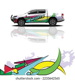 Design-Konzept für Autoverpackungen. Abstrakter grunge Hintergrund für Fahrzeugumschlag, Rennwagen, Frachtwagen, Abholwagen und Lifting.