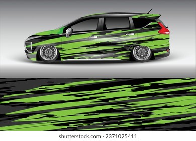Design-Konzept für Autoverpackungen. Abstrakter brüchiger Hintergrund für Fahrzeuge