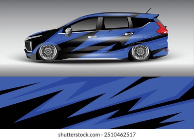 Conceito de design de adesivo de envoltório de carro. Fundo grunge abstrato para veículos
