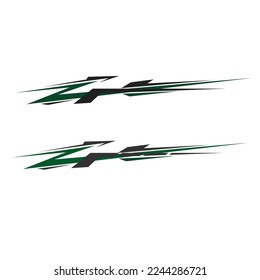 car wrap sticker design vector