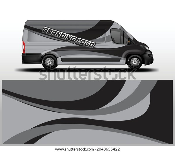 Car wrap van company , branding\
car, livery car , branding design vehicle , design vector\
