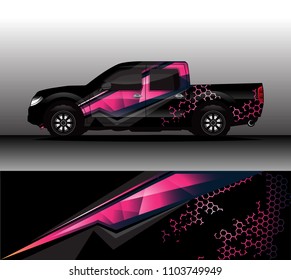 car wrap vector designs with abstract grunge background for vehicle branding