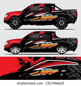 car wrap vector designs with abstract grunge background for vehicle branding