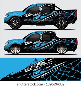 car wrap vector designs with abstract grunge background for vehicle branding